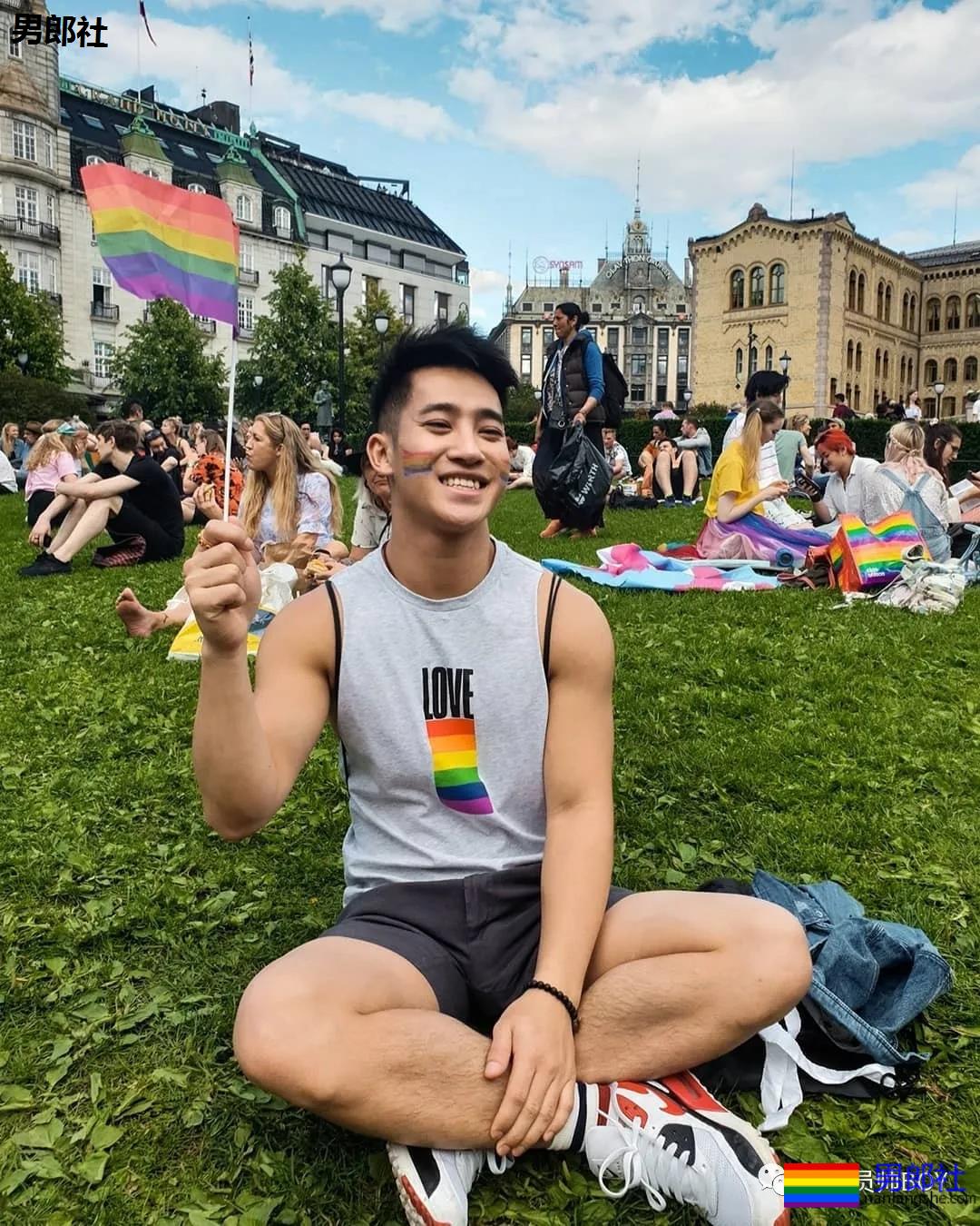 穿泳裤比陈艾森还好看的男模，找了位肌肉工程师当老公 - 51虹马