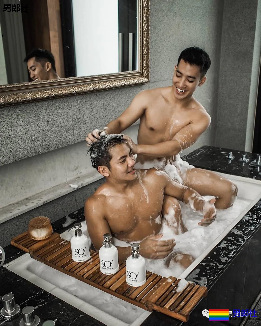 穿泳裤比陈艾森还好看的男模，找了位肌肉工程师当老公 - 51虹马