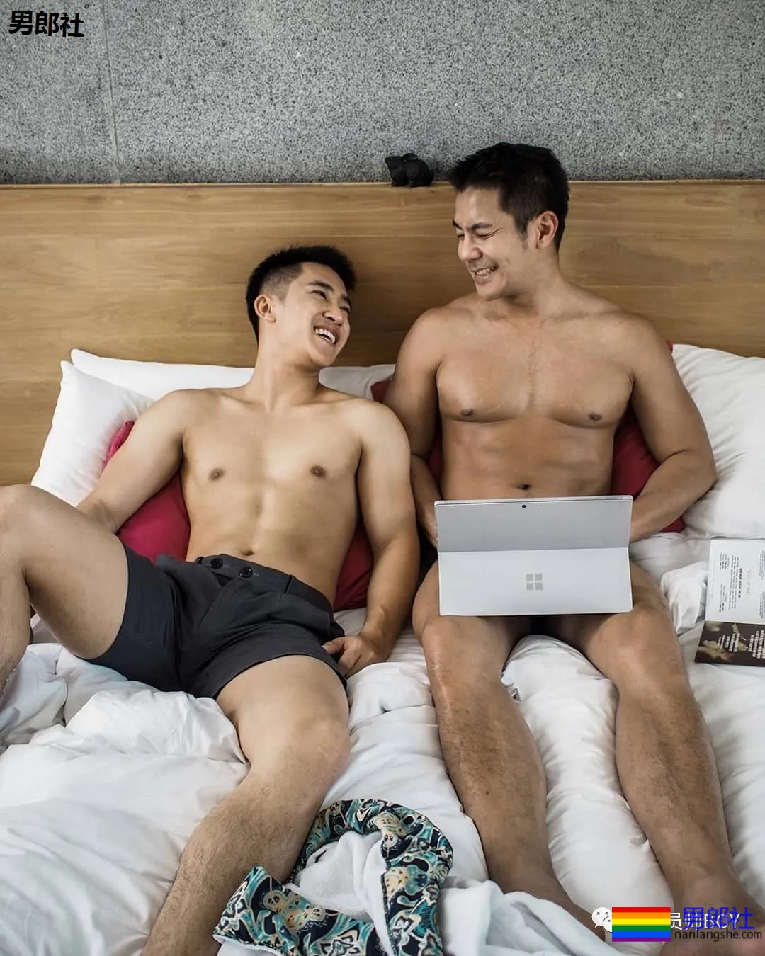 穿泳裤比陈艾森还好看的男模，找了位肌肉工程师当老公 - 51虹马