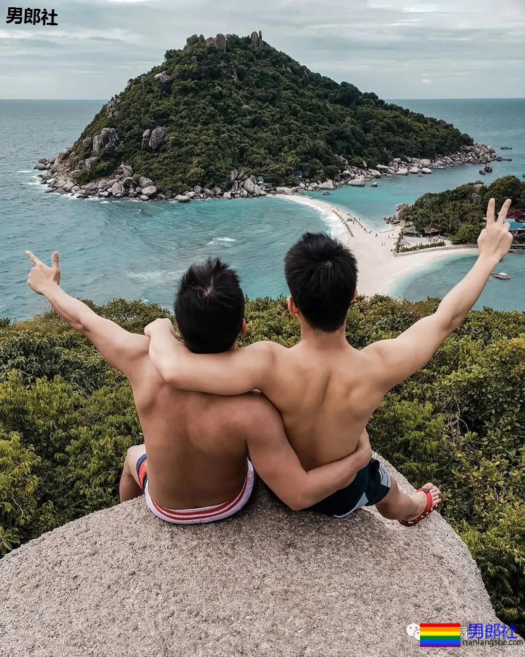 穿泳裤比陈艾森还好看的男模，找了位肌肉工程师当老公 - 51虹马