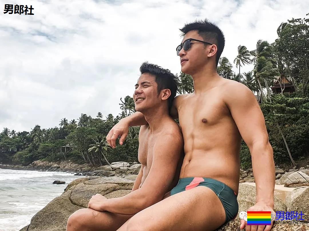 穿泳裤比陈艾森还好看的男模，找了位肌肉工程师当老公 - 51虹马