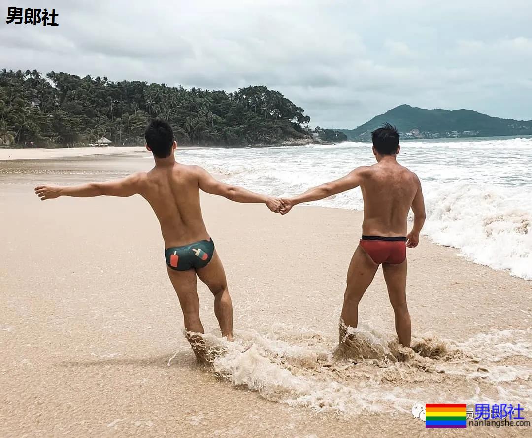 穿泳裤比陈艾森还好看的男模，找了位肌肉工程师当老公 - 51虹马