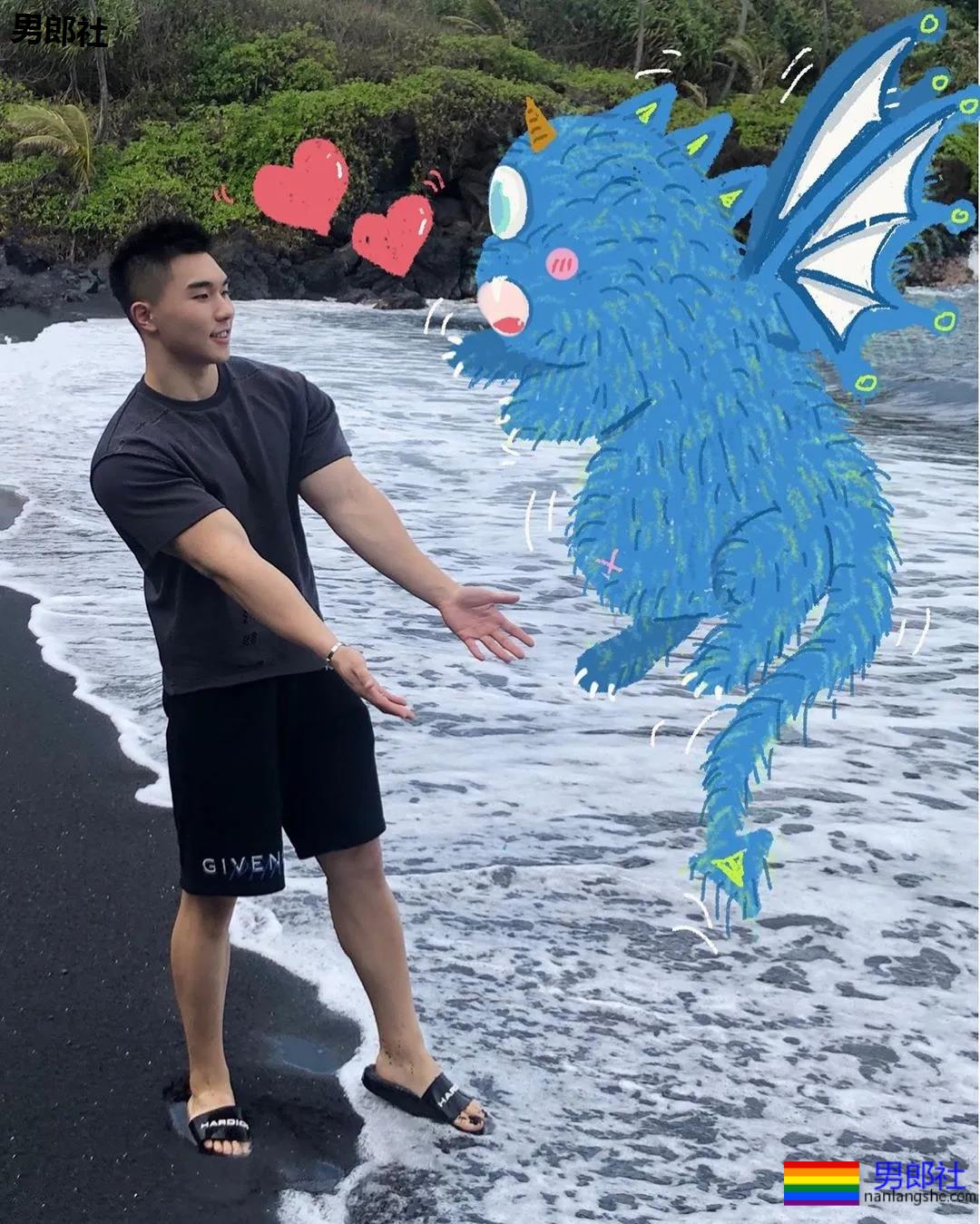 奶凶健气肌肉幼兽，童颜腹肌小筋肉，A爆他！ - 51虹马