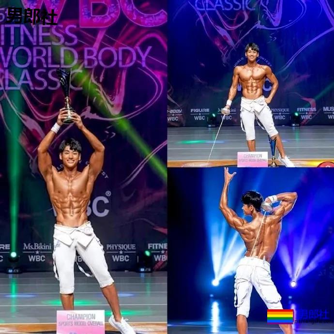 韩国运动男模全国大赛第一名和他的男友-51虹马