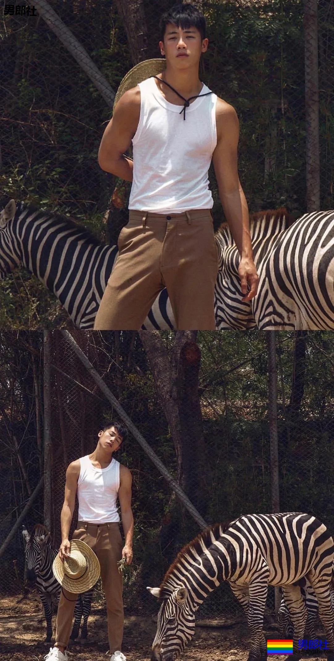 肌肉帅哥骑马驯兽，ins出柜秀男友 - 51虹马