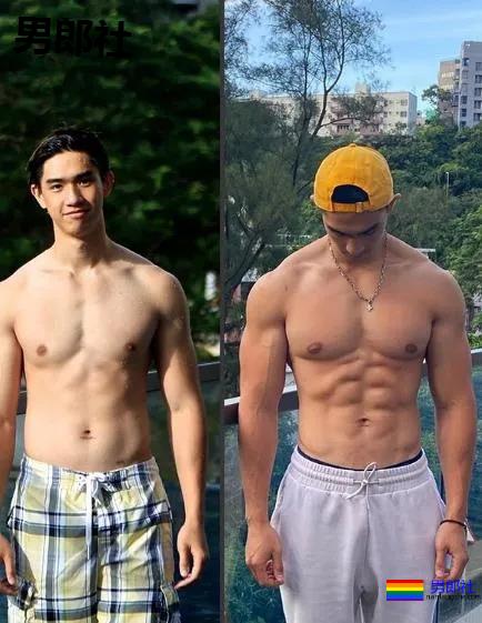 寸头腹肌小哥竟是星二代!？23岁港姐儿子凭腱子肉圈粉无数！ - 51虹马