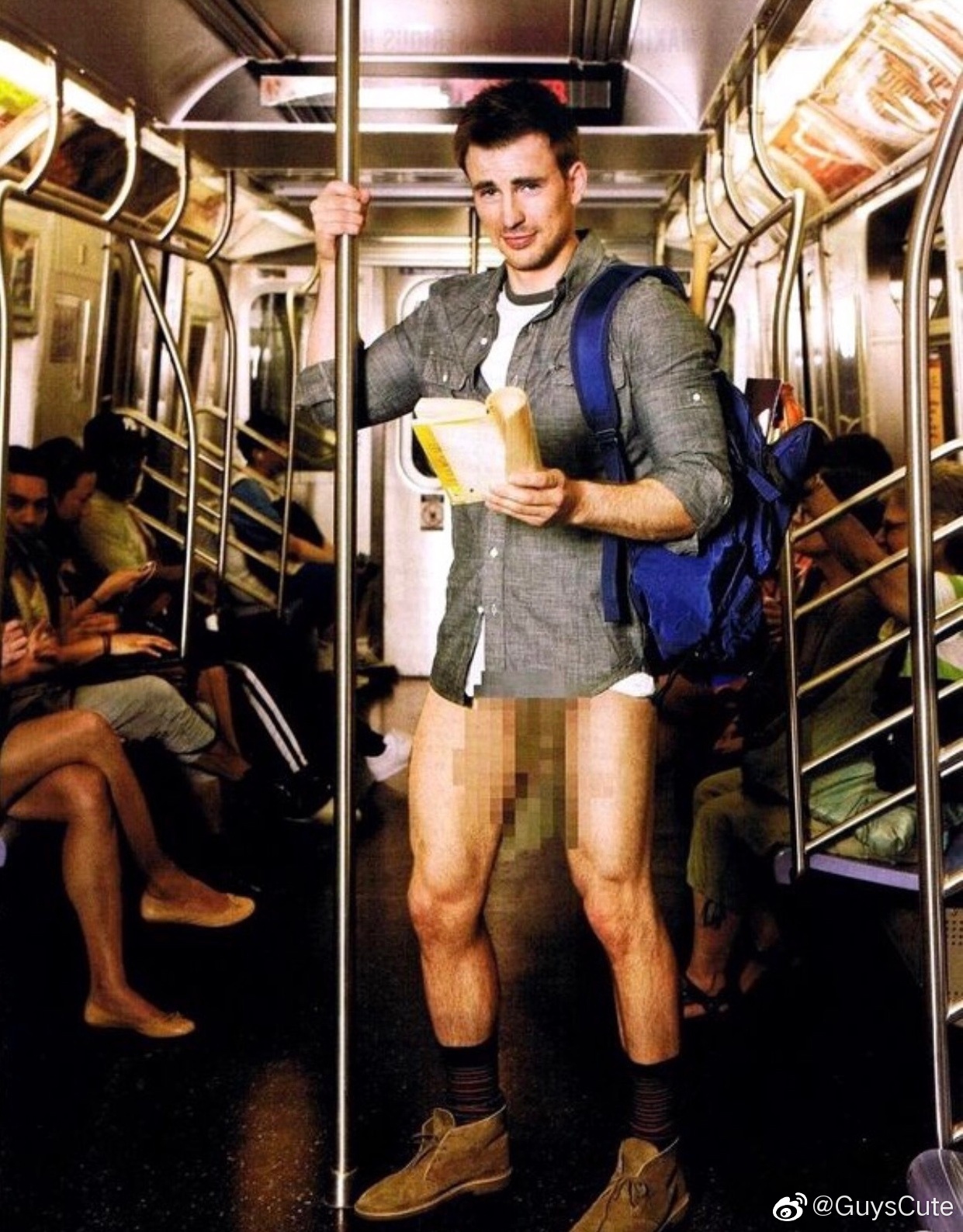 美国队长（克里斯·埃文斯（Chris Evans））不小心在自己的社交网站发布了一张鸡鸡照片。真心粗大！ - 51虹马