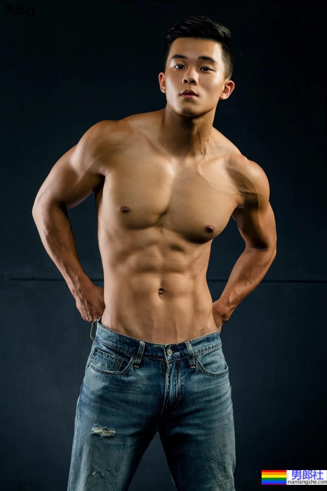 新晋健身教练最新高清大片一览，这鲨鱼肌腰线真的绝了！ - 51虹马