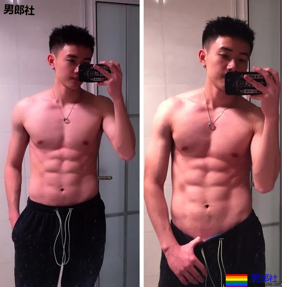 寸头腹肌体育生拍正装写真，这田径肌肉弟弟的腹肌真是绝了！ - 51虹马