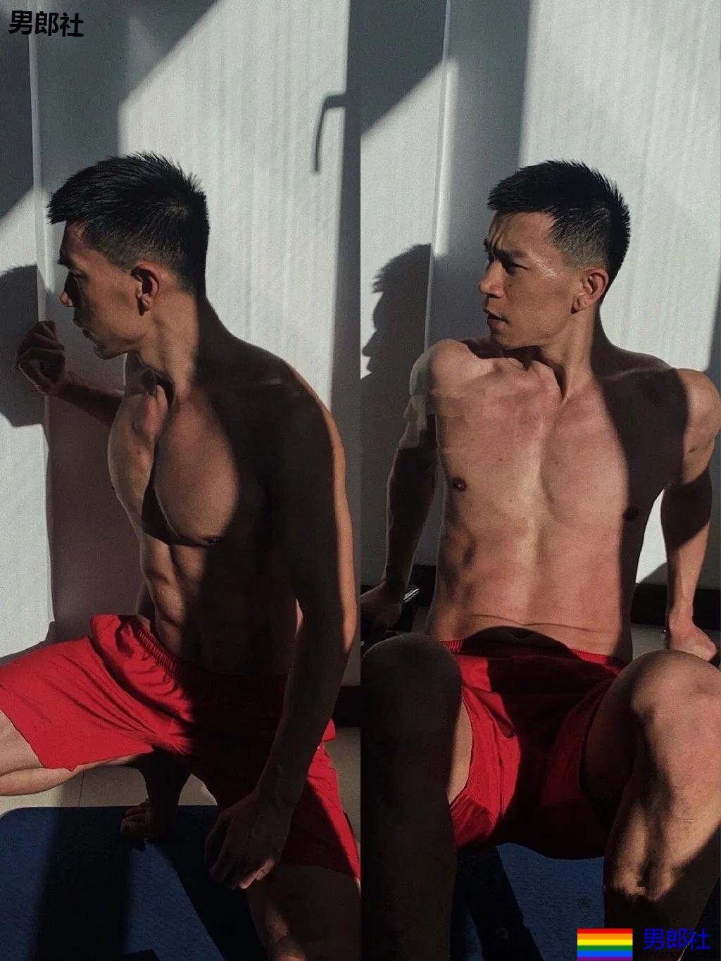 寸头痞帅腹肌网红博主 - 51虹马