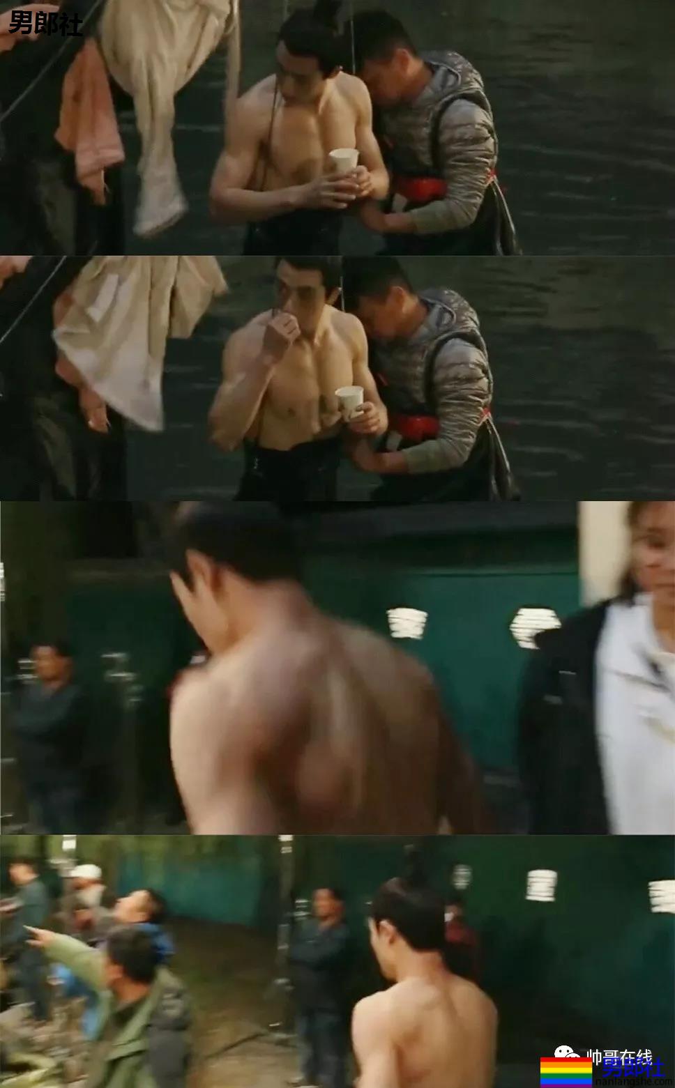 "短裤不过膝"的谷嘉诚穿短裤拍腹肌大片，如今的男星真是越穿越少了! - 51虹马