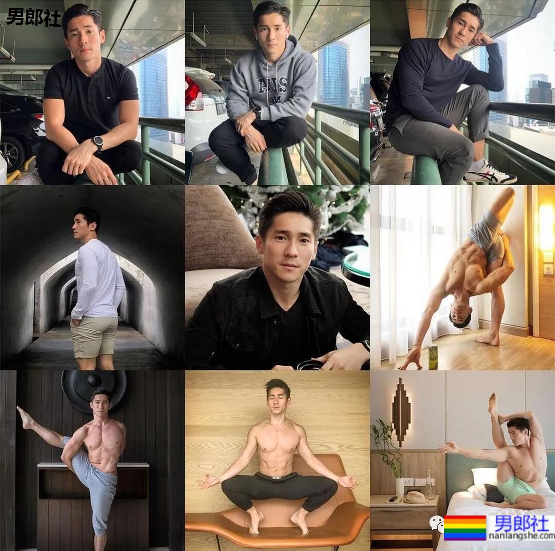 正装肌肉男成“瑜伽界王力宏”,这些高难度姿势太惊人了-51虹马