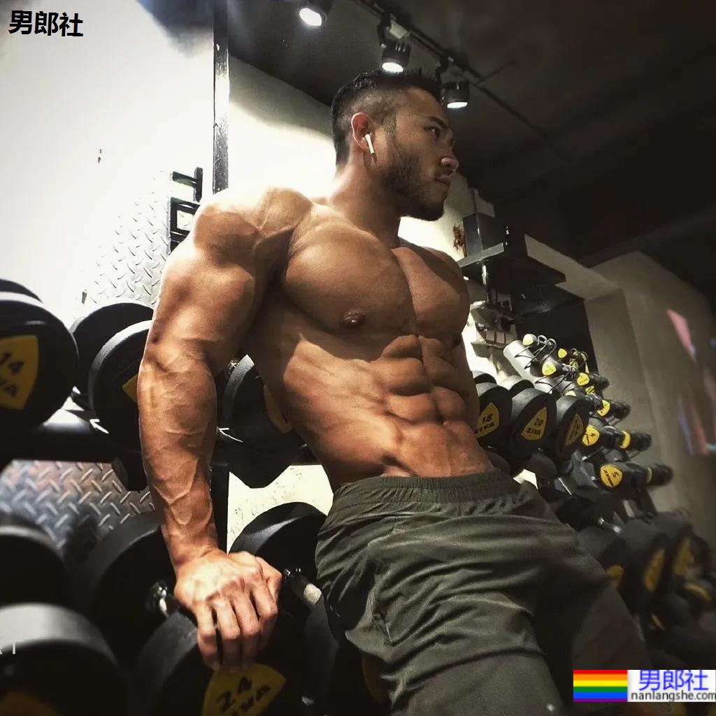 8位网红肌肉博主秀腹肌！腱子肉演员私教模特，你抵抗得了吗？ - 51虹马