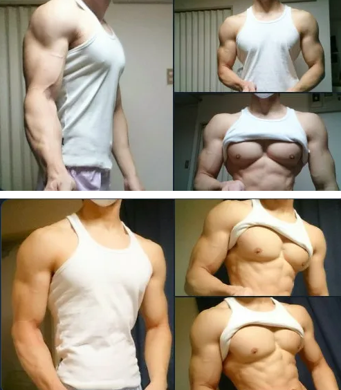 靠着大胸肌在推上火起来的博主，确实练很棒 - 51虹马