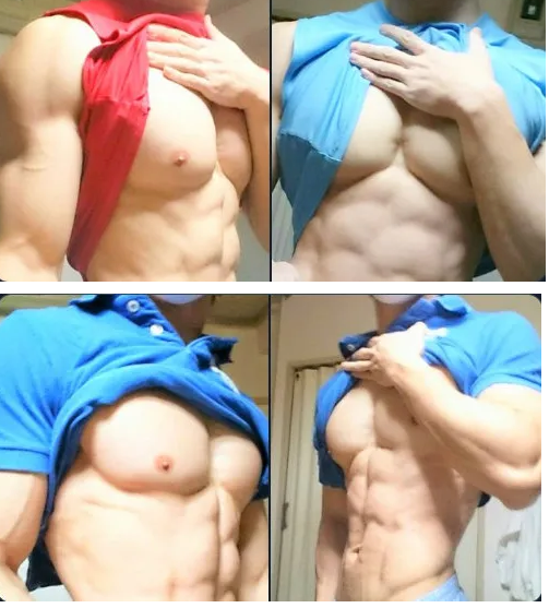 靠着大胸肌在推上火起来的博主，确实练很棒 - 51虹马