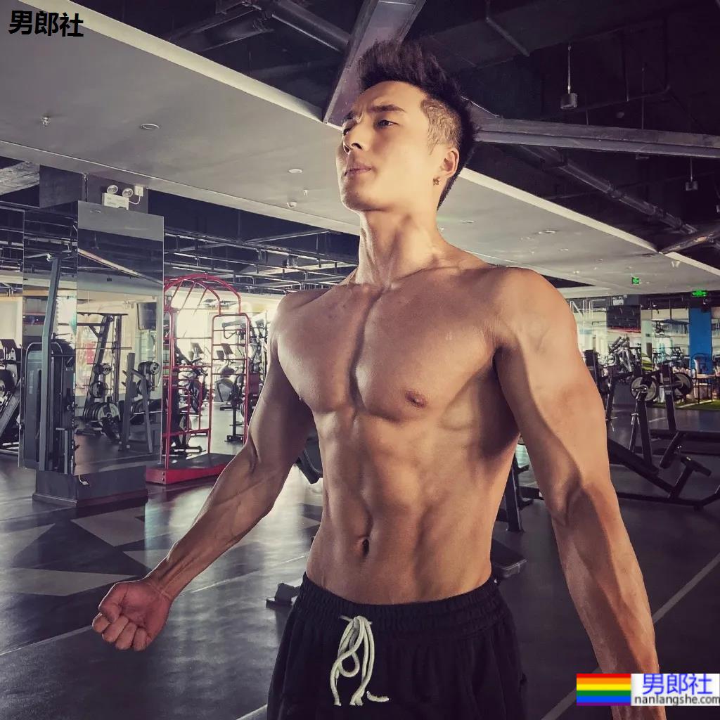 谢梓秋露脸力捧体院毕业教练，腱子肉体育生这腹肌简直绝了！ - 51虹马