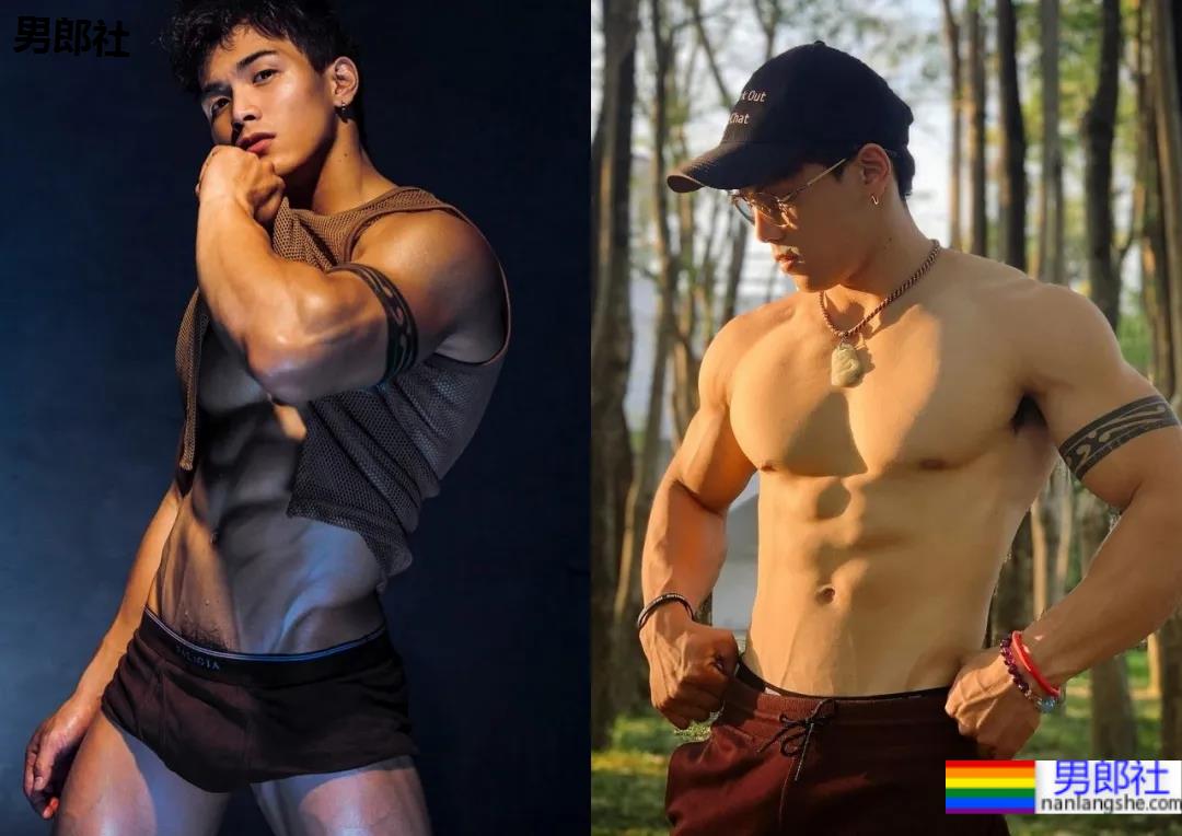 可狼可奶的华裔小哥哥，腹肌荷尔蒙爆棚，这身材太馋人了！ - 51虹马