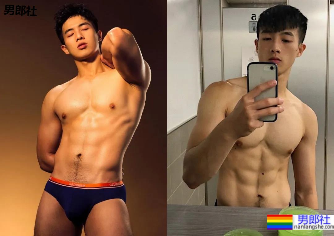 可狼可奶的华裔小哥哥，腹肌荷尔蒙爆棚，这身材太馋人了！ - 51虹马