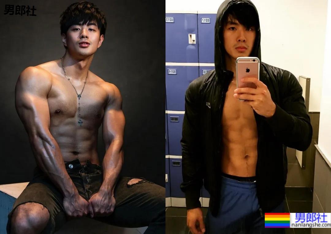 可狼可奶的华裔小哥哥，腹肌荷尔蒙爆棚，这身材太馋人了！ - 51虹马