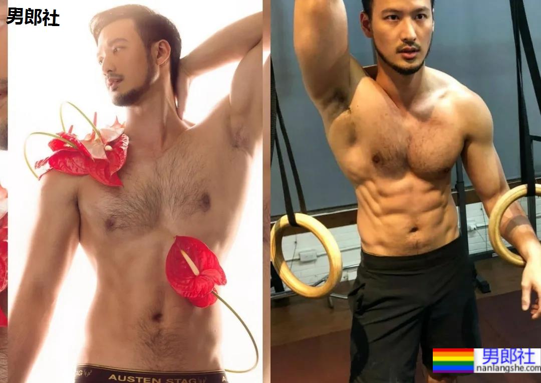 可狼可奶的华裔小哥哥，腹肌荷尔蒙爆棚，这身材太馋人了！ - 51虹马