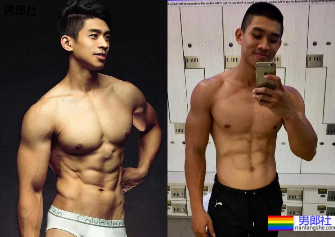 可狼可奶的华裔小哥哥，腹肌荷尔蒙爆棚，这身材太馋人了！ - 51虹马