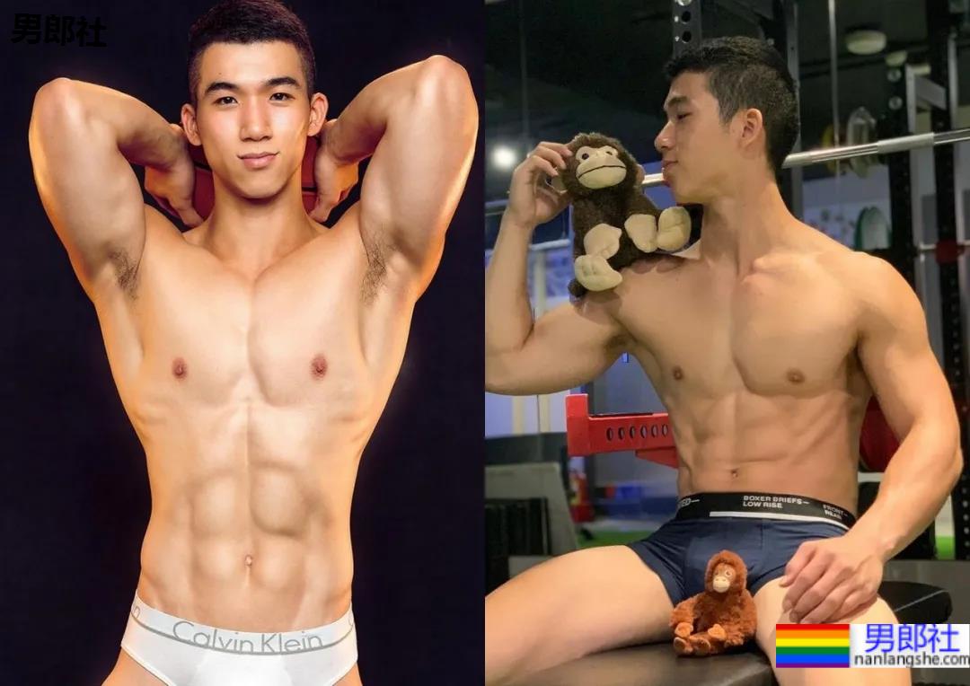 可狼可奶的华裔小哥哥，腹肌荷尔蒙爆棚，这身材太馋人了！ - 51虹马