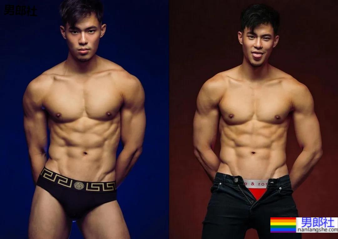 可狼可奶的华裔小哥哥，腹肌荷尔蒙爆棚，这身材太馋人了！ - 51虹马