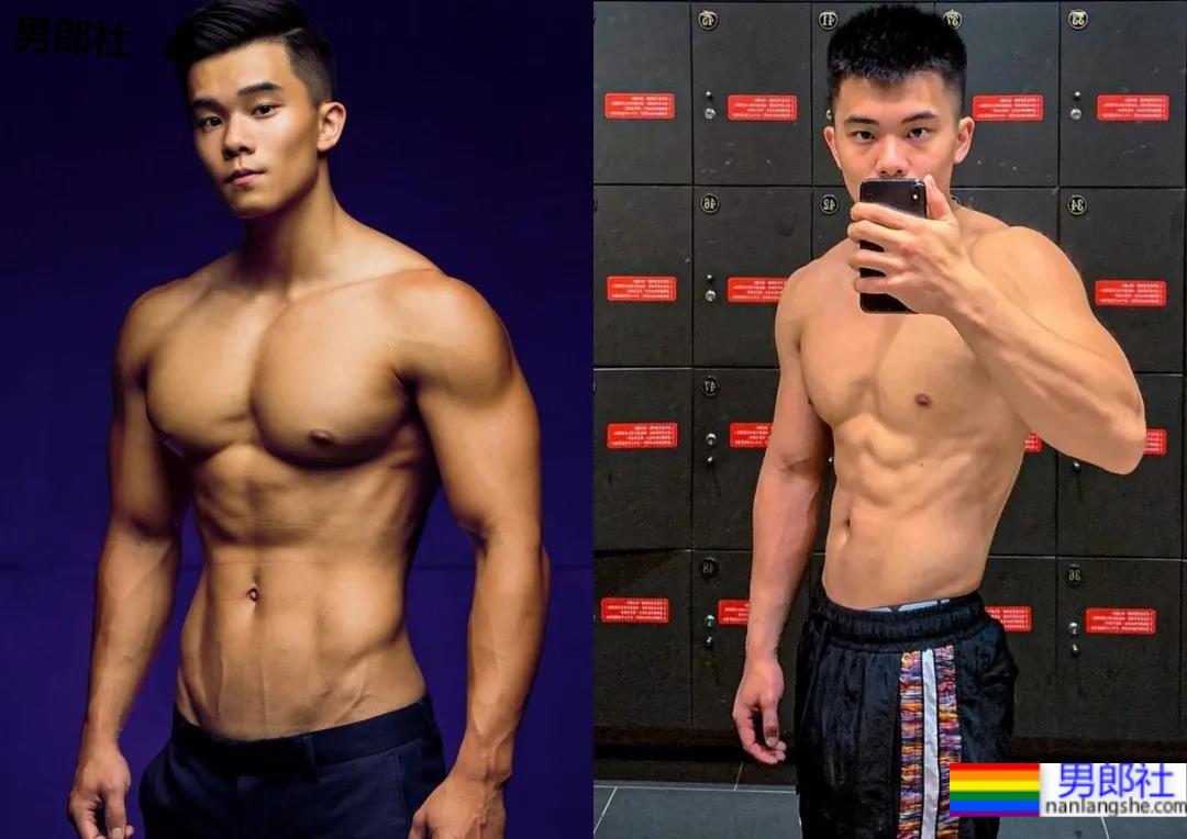 可狼可奶的华裔小哥哥，腹肌荷尔蒙爆棚，这身材太馋人了！ - 51虹马