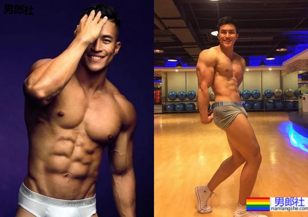 可狼可奶的华裔小哥哥，腹肌荷尔蒙爆棚，这身材太馋人了！ - 51虹马