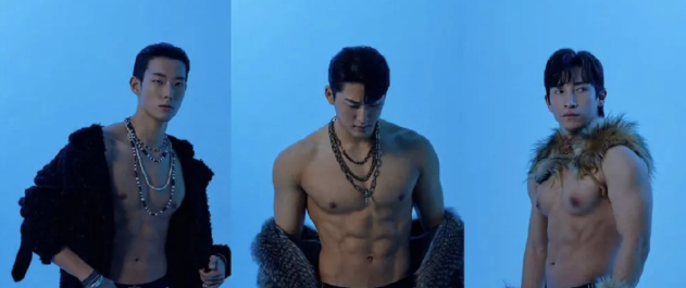 2021KR健身男模真实身材对比，是照片还是“照片”？-51虹马