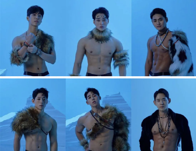 2021KR健身男模真实身材对比，是照片还是“照片”？ - 51虹马