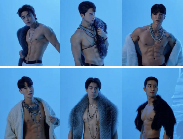 2021KR健身男模真实身材对比，是照片还是“照片”？ - 51虹马