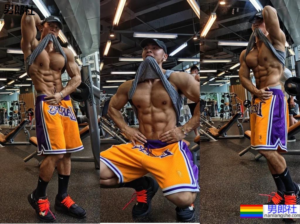 野生寸头腱子肉篮球帅哥，八块腹肌倒三角身材，荷尔蒙快爆发了!！ - 51虹马