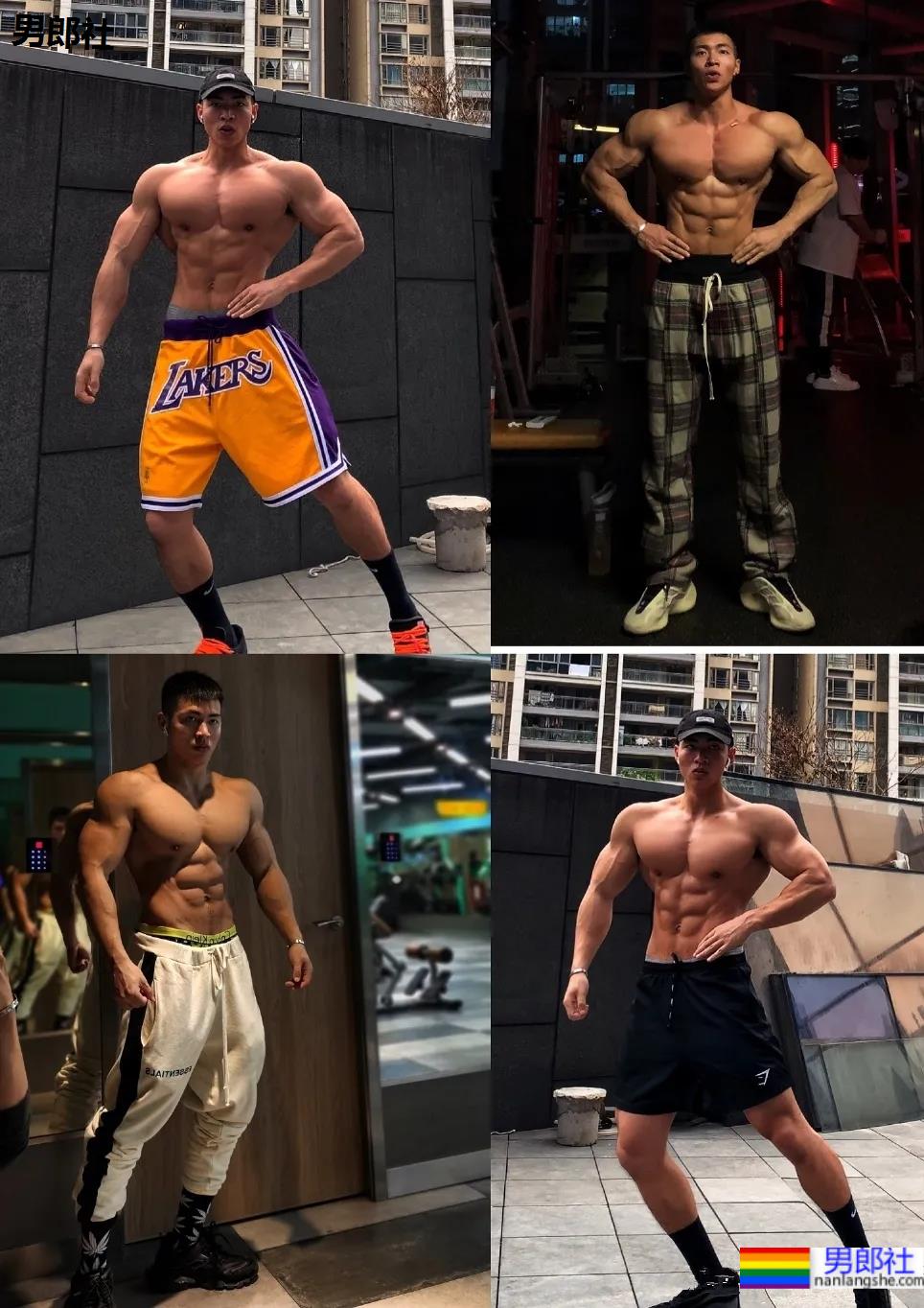 野生寸头腱子肉篮球帅哥，八块腹肌倒三角身材，荷尔蒙快爆发了!！ - 51虹马