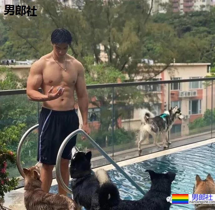 那个成了网红肌肉男的港姐儿子，新照露内裤边放飞自我 - 51虹马