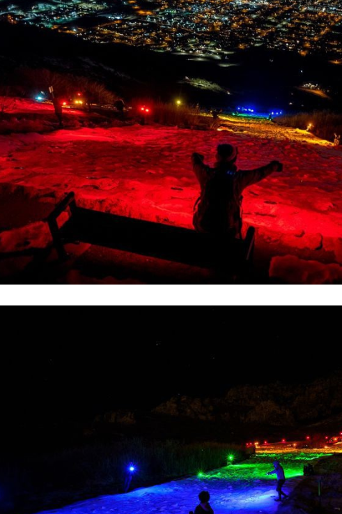 美国杨百翰大学的巨大“Y”被学生亮出彩虹色 - 51虹马