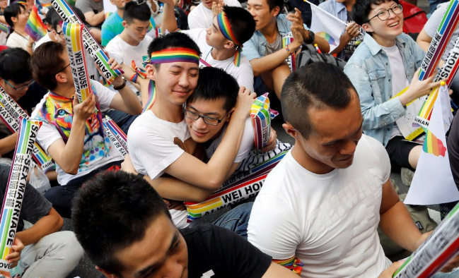 2020年台湾同性伴侣登记共2387对，男同仅占28%-51虹马