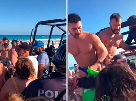 墨西哥男同伴侣因在海滩接吻被警方逮捕-51虹马