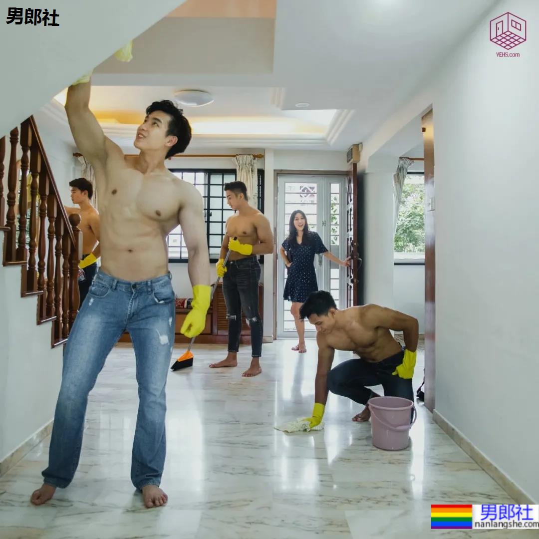 “猛男清洁服务”火了!肌肉小哥组团上门干家政,这画风…… - 51虹马 “猛男清洁服务”火了!肌肉小哥组团上门干家政,这画风…… - 51虹马