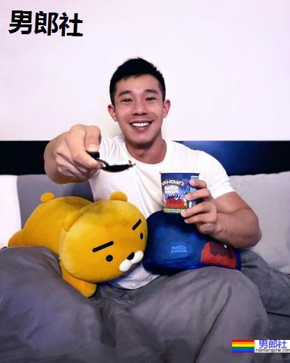 美好早晨给你阳光活力！新加坡肌肉帅哥补充能量来源：Cavell Lim-51虹马