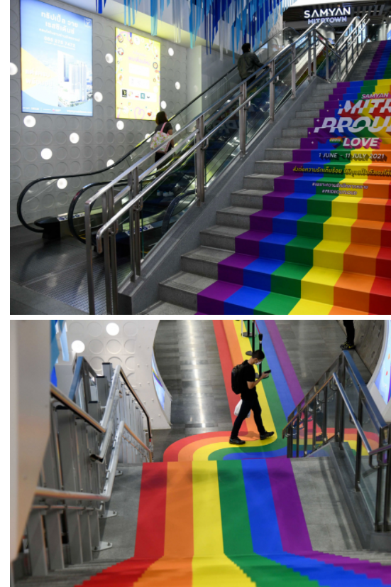 骄傲月 曼谷Sam Yan地铁站现LGBT彩虹通道！ - 51虹马