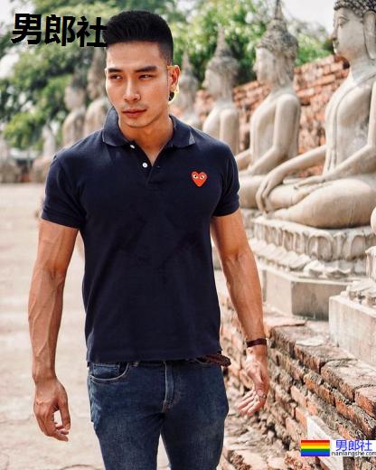 英俊与才智兼具！致力于研究爱滋的泰国性感肌肉医生：Tanat Chinbunchorn-51虹马