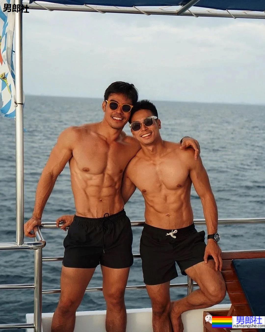 泰国医生帅哥不仅炼出了完美肌肉身材，而且还有肌肉男友 - 51虹马