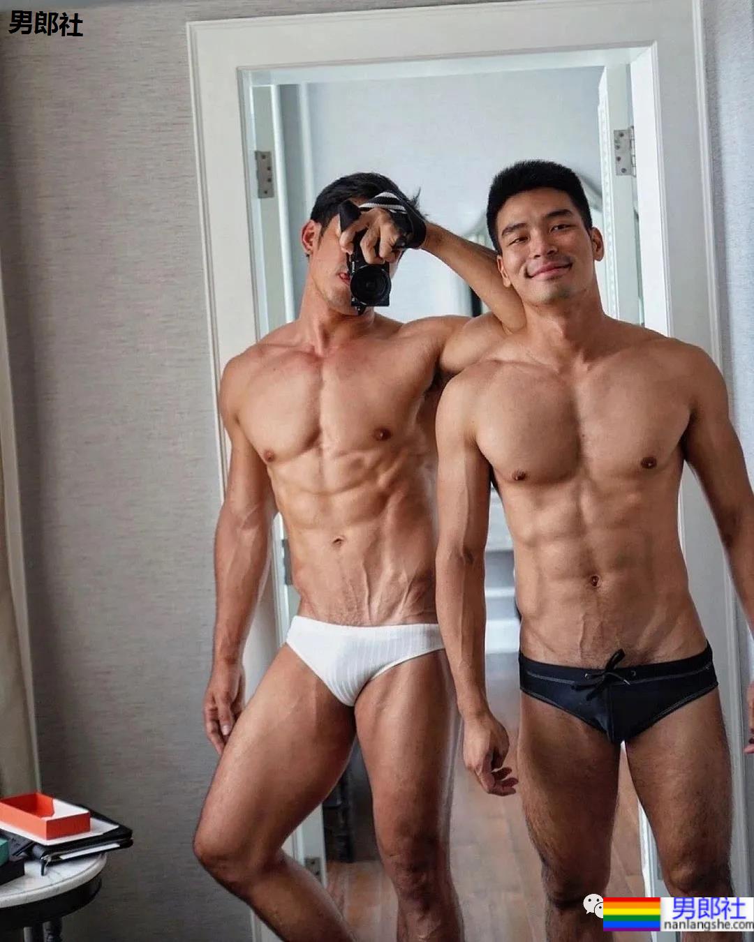 泰国医生帅哥不仅炼出了完美肌肉身材，而且还有肌肉男友 - 51虹马