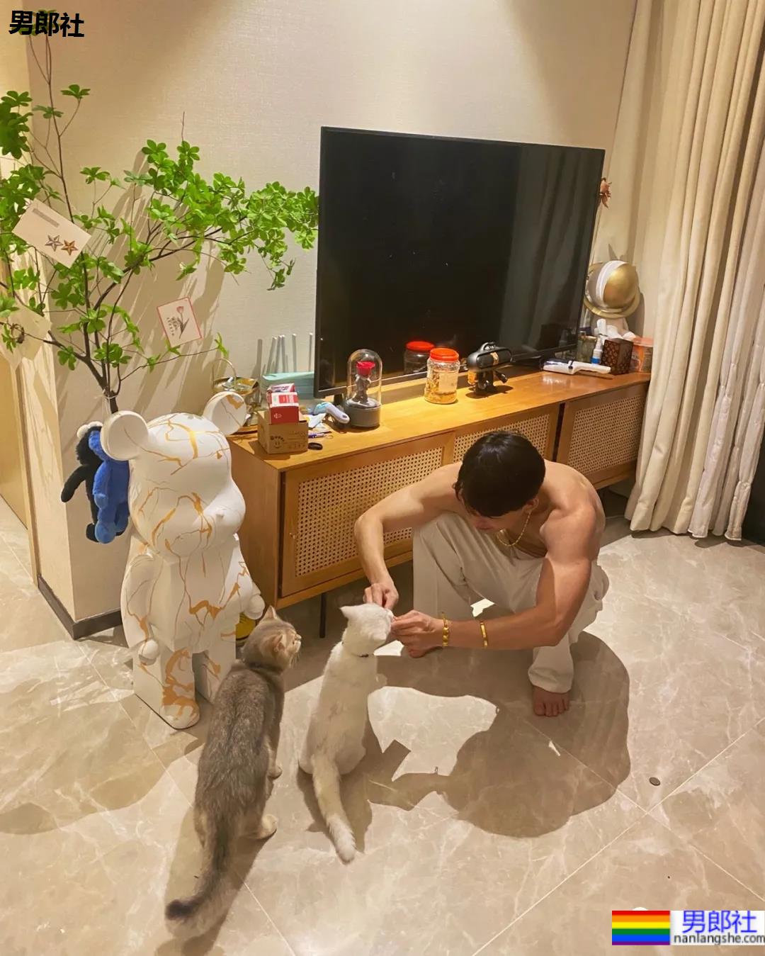 牛奶肌小哥酒店秀腹肌自拍火了，白净肌肉身材深受金主爸爸青睐！ - 51虹马