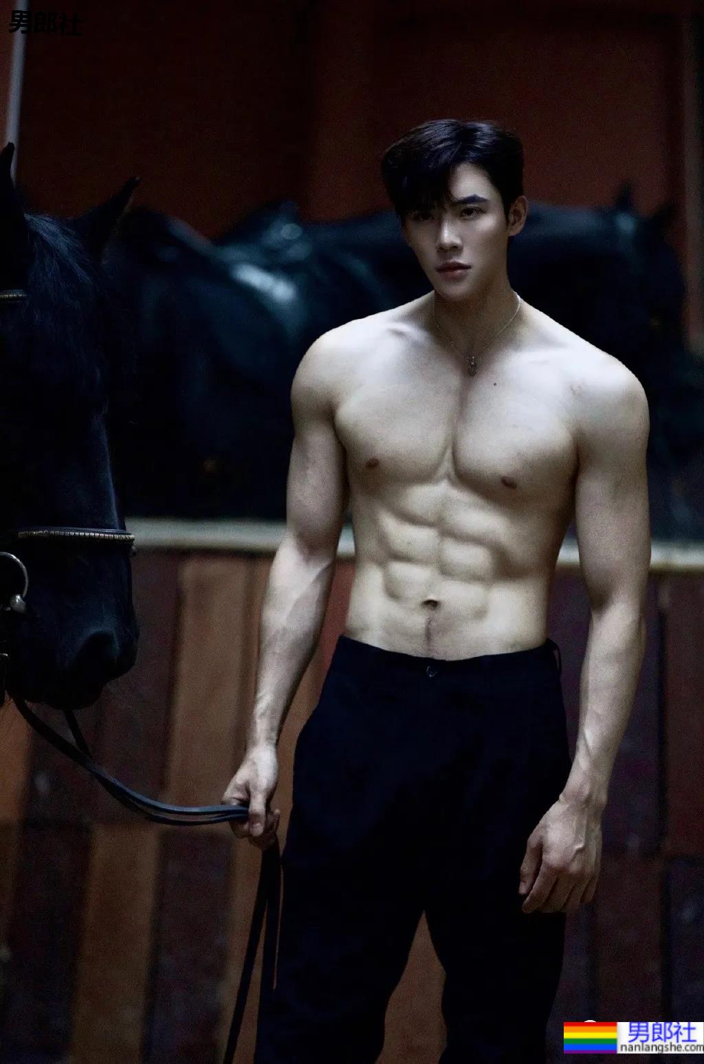 正装骑马小哥六块腹肌走红网络！颜正条顺的肌肉小狼狗，网友都睡不着了！ - 51虹马