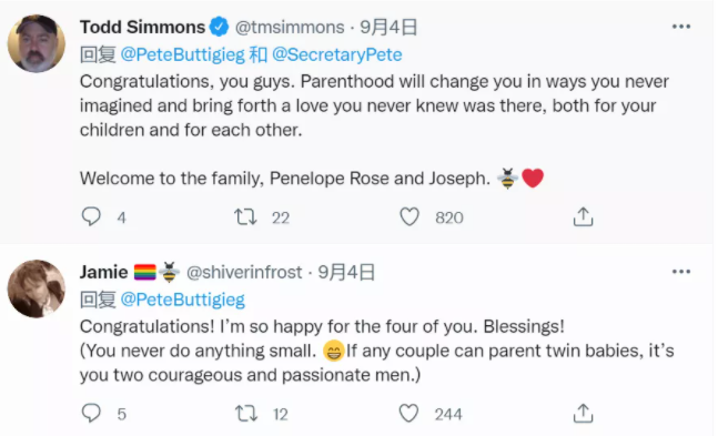 美国交通部长晒照喜迎双胞胎,和丈夫组成4口之家 - 51虹马 美国交通部长晒照喜迎双胞胎,和丈夫组成4口之家 - 51虹马