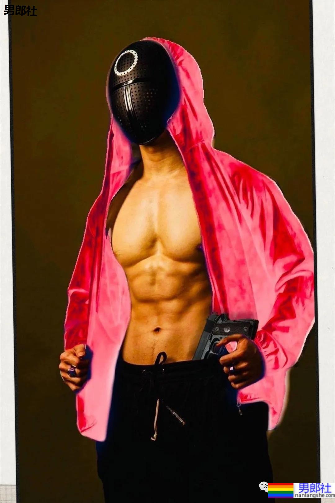 万圣节肌肉男们cos鱿鱼游戏太性感了！ - 51虹马