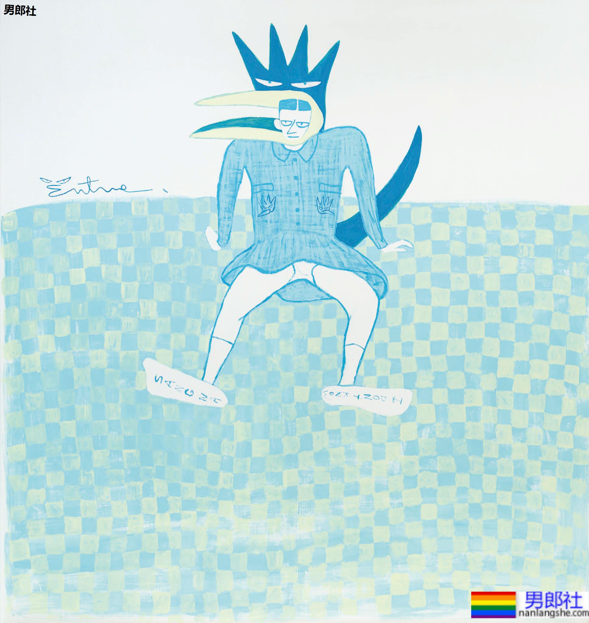 颓废系型男插画家:桑拿大可 - 51虹马 颓废系型男插画家:桑拿大可 - 51虹马