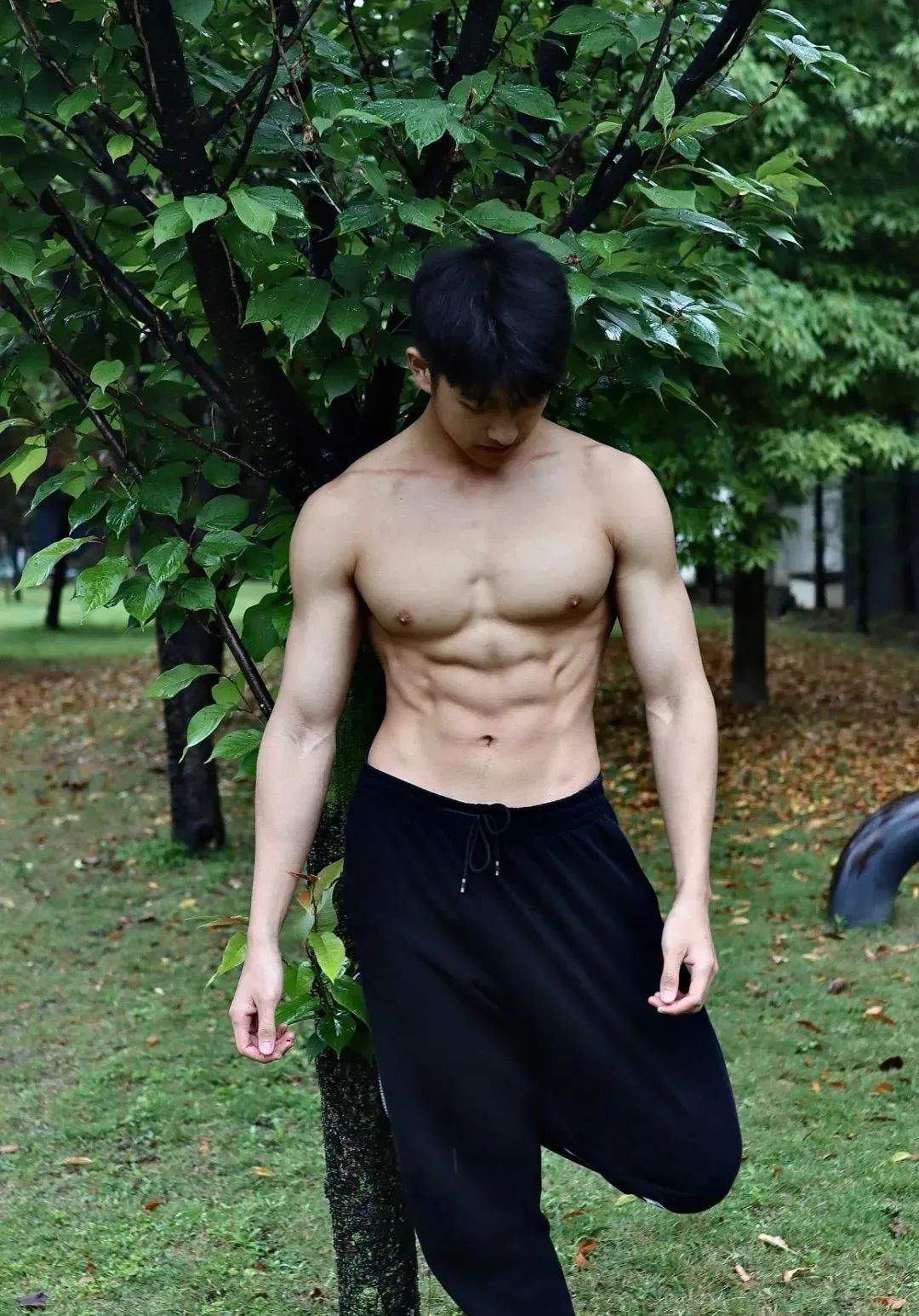 八块腹肌传媒学院健体生，这身材谁不喜欢 - 51虹马